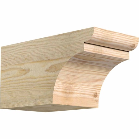 Ekena Millwork Yorktown Rough Sawn Rafter Tail, Douglas Fir, 6"W x 6"H x 12"L RFT06X06X12YOR00RDF